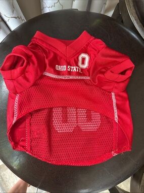 Pets First Red Ohio State Pet Jersey small
